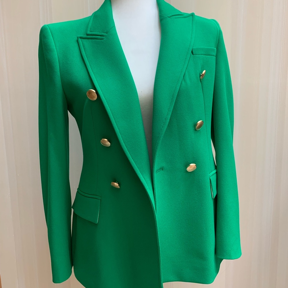 Zara Green Tailored Blazer
